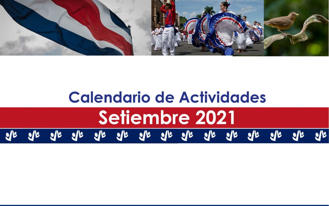 Calendario de Actividades Setiembre 2021
