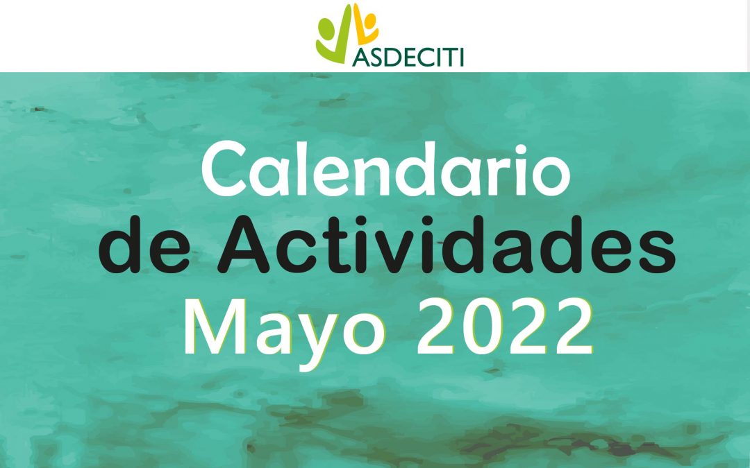 Calendario de Actividades Mayo 2022