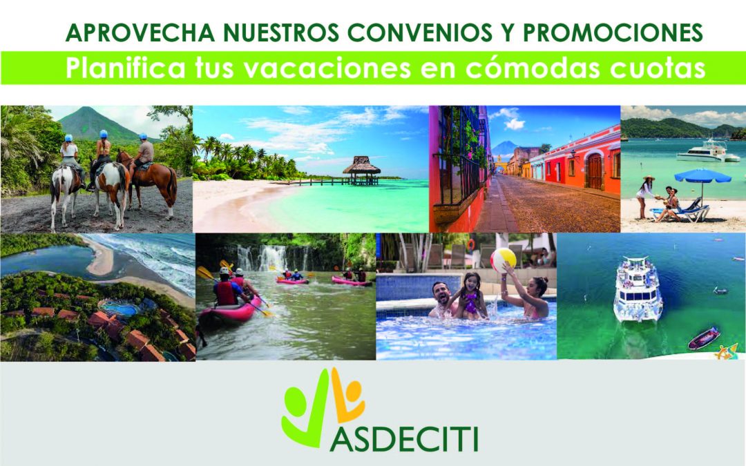 Aprovecha nuestros Convenios Vacacionales
