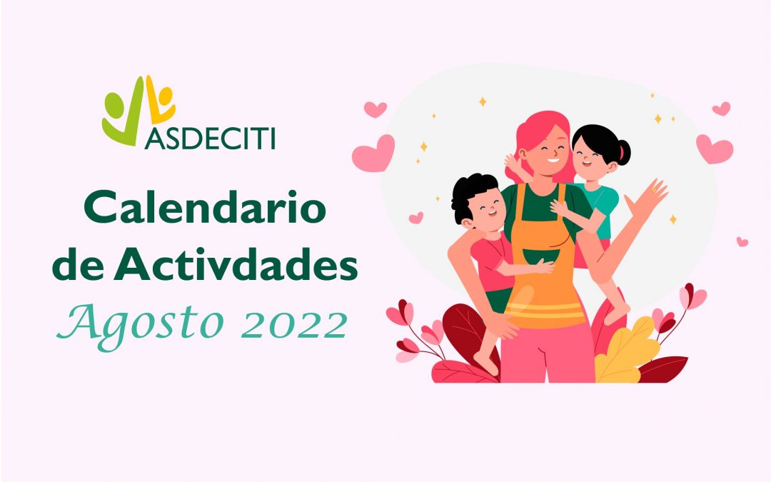 Calendario de Actividades Agosto 2022
