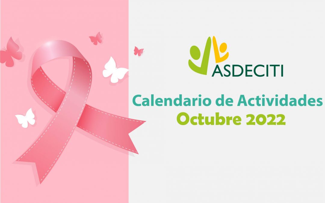 Calendario de Actividades Octubre 2022
