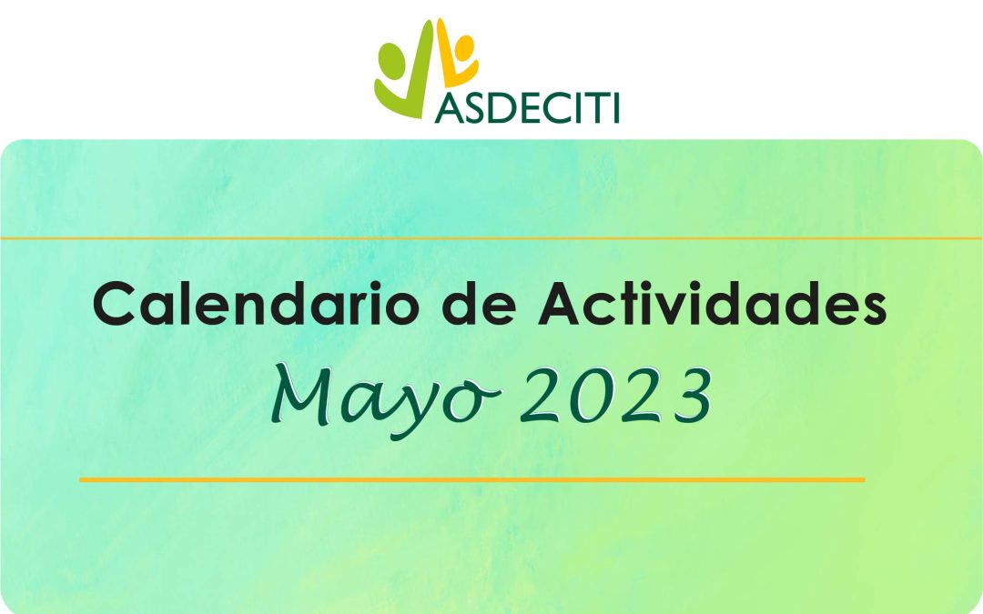 Calendario Actividades Mayo 2023