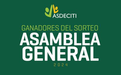 Ganadores de sorteos Asamblea General ASDECITI 2024