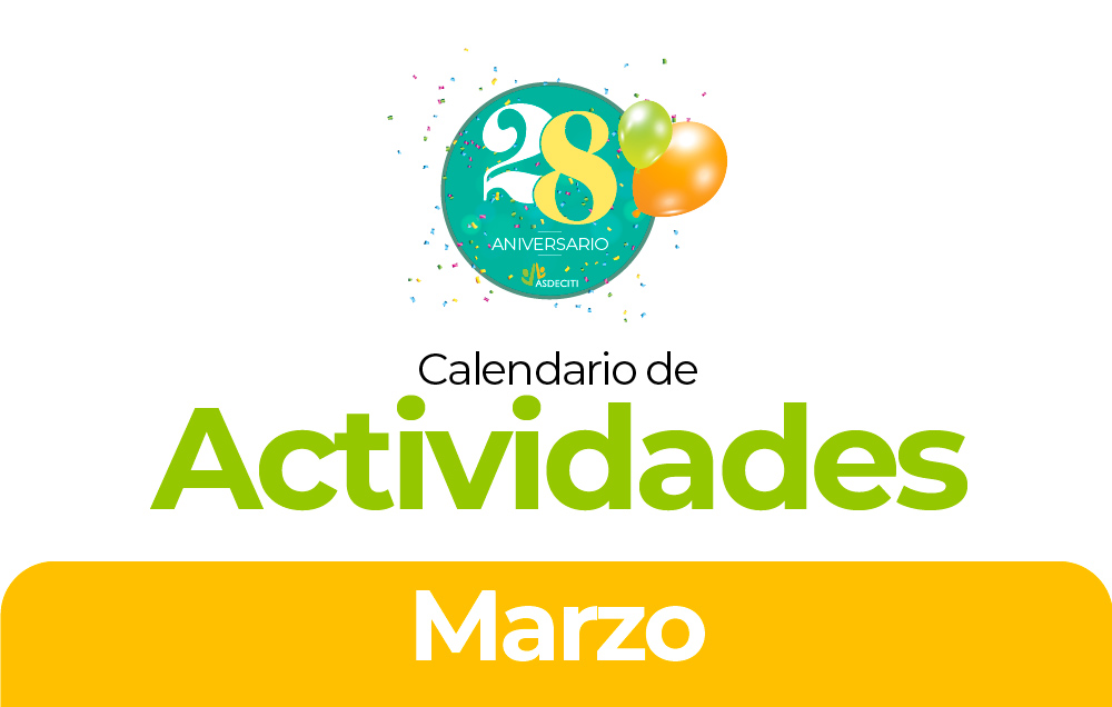 Calendario de Actividades Mes de Marzo
