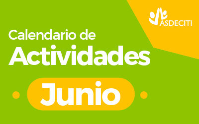 Calendario de actividades Junio