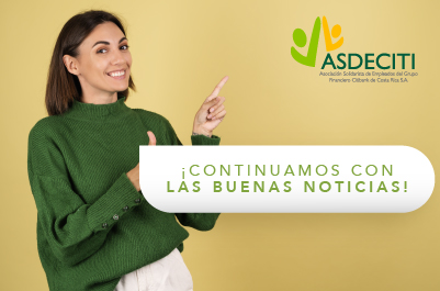 ¡CONTINUAMOS CON LAS BUENAS NOTICIAS!